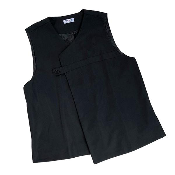 スーツベスト ベスト 多機能 ストラップ メンズ 袖なし 秋用 カジュアル 不規則 通勤 vネック ...