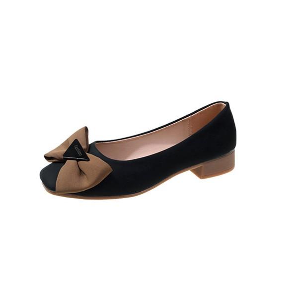 パンプス レディース リボンパンプス 韓国風 おしゃれ 蝶結び 太ヒール 3cmローヒール 歩きやす...