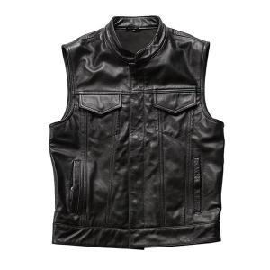 ハーレーダビッドソン　本革ライダースベスト　牛革　サイズSーM Harley Davidson（ハーレー・ダビッドソン） ベスト ジレ 120周年記念