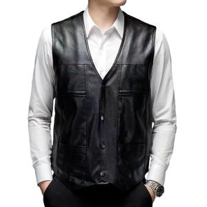 CRIMIE（クライミー） ベスト ジレ SPANISH LAMB LEATHER VEST メンズ