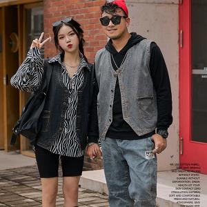 ジージャン デニムベスト メンズ 大きいサイズ...の詳細画像3