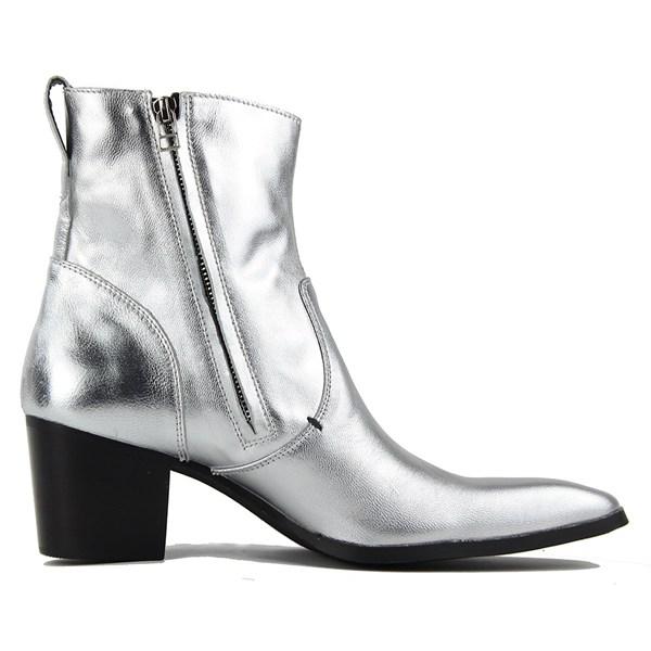 チェルシーブーツ ジッパー付 メンズ 本革 大きめ ショートブーツ 革靴 スクエアトゥ ストラップ ...