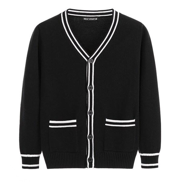 メンズ ニット カーディガン ジャケット 長袖 冬服 秋服 ゆる ポケット ベーシック 簡約 ストレ...