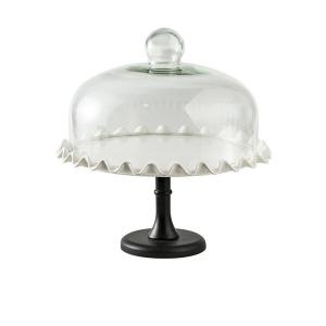 ケーキスタンド デザートスタンド モッサー ミルクグラス 直径30cm