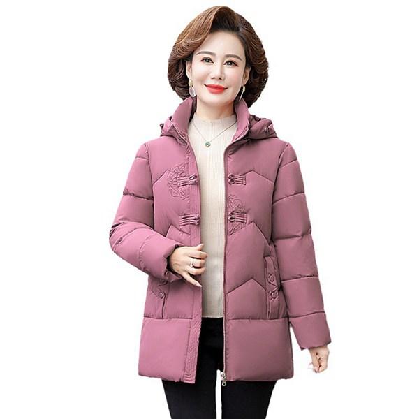 フード付きコート 秋冬春 裏起毛 保温防寒 婦人服 ジャケット レディース 中綿 分厚い 暖かい ア...