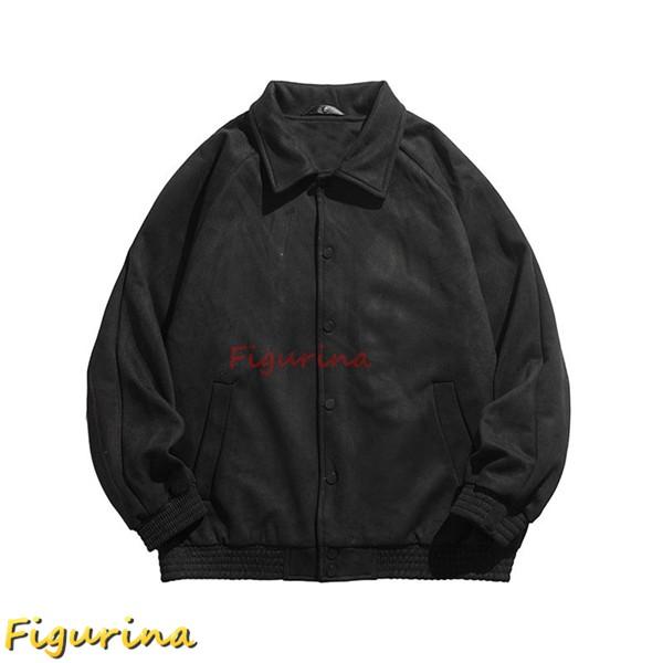 メンズ ジャケット スエード 春秋 薄手 軽量 防風性 カジュアル 無地 開襟シャツ アウター トッ...