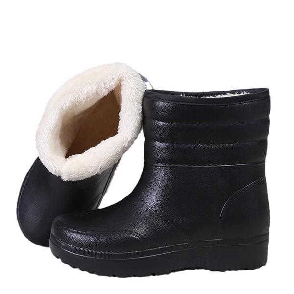 安全長靴 セーフティーブーツ 裏起毛 保温 防寒 耐寒性 EVA セーフティ防寒長靴 レインブーツ ...