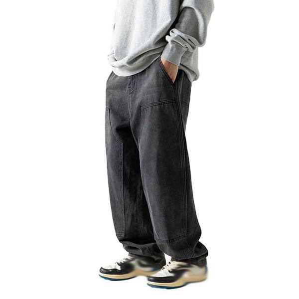ジーパン 春 夏 秋 ストレッチデニムパンツ メンズ バギー ジーンズ カーゴパンツ かっこいい ス...