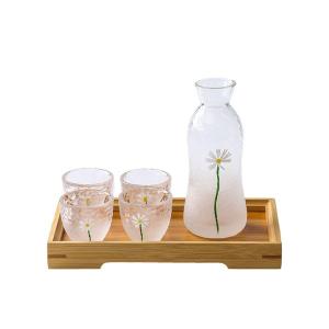 おちょこ 4点セット 総柄 花柄 酒器セット お猪口が4個セット 4色