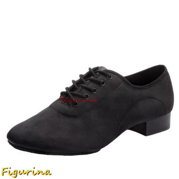 メンズ ダンスシューズ ダンス靴 オックスフォード布 男性用 2.5cmヒール モダン ラテン 社交...