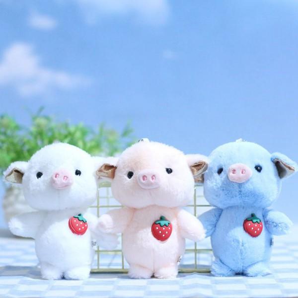 豚 縫い包みキーホルダー 3個セット バッグチャーム キャラクター 玩具 キーチャーム 多機能 キー...