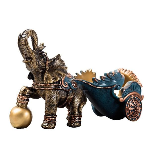 象のワインラック ワイン棚 ワインストレージホルダー 動物像 樹脂彫刻 ワインスタンド ワインボトル...