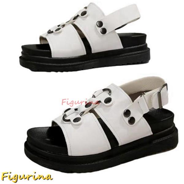 グラディエーターサンダル バックル 厚底 レディース フラット ストラップ 男女兼用 大きいサイズ ...