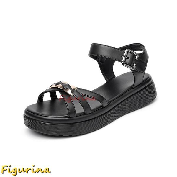 サンダル 厚底靴 レディース スポーツサンダル 大きいサイズ ストラップ 編み込み 夏用 ウォーキン...