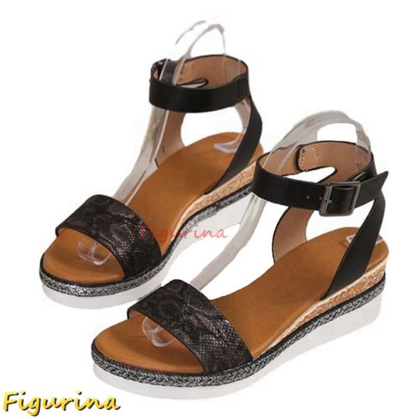 ビーチサンダル 夏用 厚底靴 レディース 大きいサイズ ウェッジ ウォーキング アンクルストラップ ...