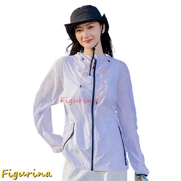 日焼け止め服 ラッシュガード レディース UPF50+ ジャケット UVカット ジャンパー カジュア...