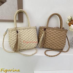 ハンドバッグ 肩掛け カゴバッグ 巾着 軽量 ...の詳細画像3