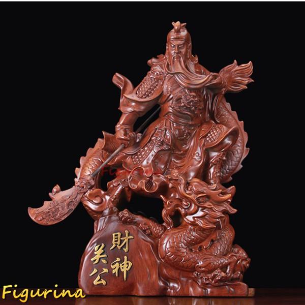 風水グッズ 関羽像 関雲長 関帝像 関公像 仏像 神像 立像 置物 商売繁盛 招財 財運 開運 青龍...