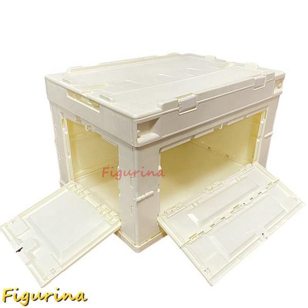 収納ボックス 収納ケース 50L/80L 折りたたみ式 アウトドアボックス 大容量 収納コンテナ 多...