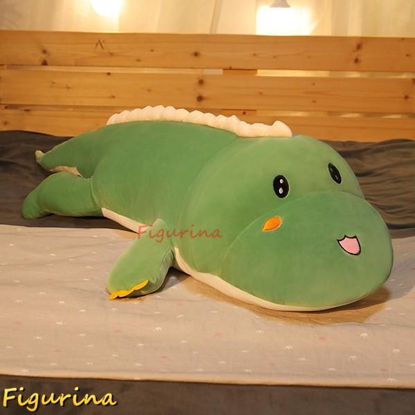 恐竜のぬいぐるみ 抱き枕 クッション 可愛い 動物 柔らかい 萌え萌え 癒される 添い寝まくら 横向...