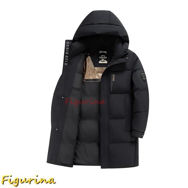 グースダウンジャケット ミドルロング丈 紳士 ビジネス メンズ アウトウェア 防寒対策 ダウン90 ...