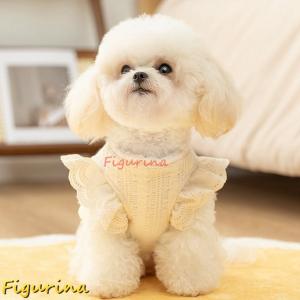 犬服 猫の服 ニットセーター フリル 姫系 小...の詳細画像4