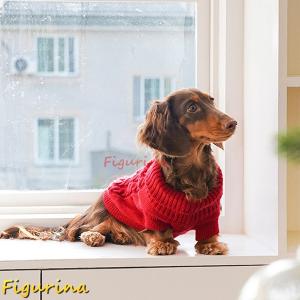 犬服 猫服 秋冬 犬の服 秋 冬 子犬服 レッ...の詳細画像2