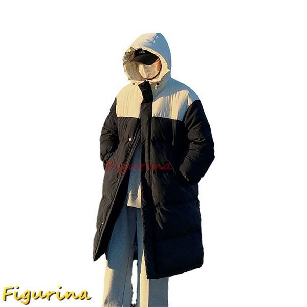 ロングダウンコート ダウン90 メンズ ダウンジャケット 冬 防寒対策 冬服 保温 切り替え おしゃ...