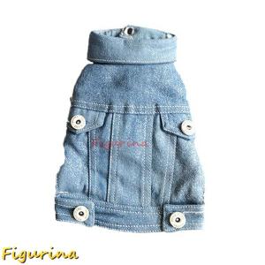 犬の服 猫の服 デニムジャケット かわいい 小 小さいサイズ おしゃれ ファッション ペット服 秋冬服 防寒コート 可愛い 洋服 お散歩