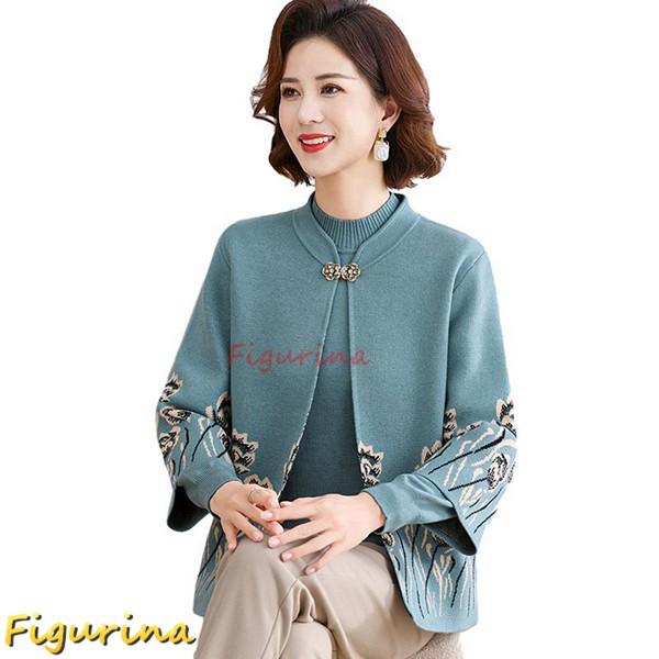 ニット カーディガン 二点セット シニアレディース 祖母 お年寄り 婦人 セーター 女性 おばあちゃ...