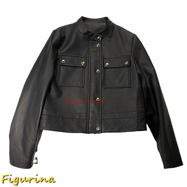 ジャケット レザージャケット ライダースジャケット レディース 長袖 軽い 防寒防風 シンプル ポケ...