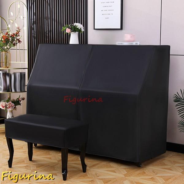 ピアノカバー アップライト トップカバー 標準 直立型 フルカバー 両開き シンプル 無地 撥水 ピ...