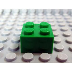 ★LEGO★売切り【Brick 1個 2×2 Green】(3003-006)｜figusimasenka