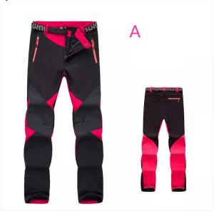 アウトドアウェア 登山パンツ トレッキング パンツ レディース 大きいサイズ 裏起毛 防寒 切り替え 防撥水 中厚手 ハイキング 秋冬用