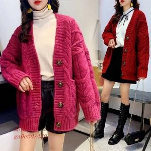 赤 ニット セーターレディースの商品一覧 通販 Yahoo ショッピング