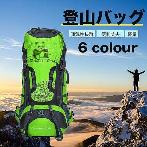 80L backpack バックパック ハイキング アウトド...
