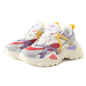 在庫限り【outlet / 処分特価品】5RM02590667  ELECTROVE 3(エレクトローブ3) Tea Rose/Purple Rose/Gardenia【レディース スニーカー FILA フィラ 厚底】｜filafootwear