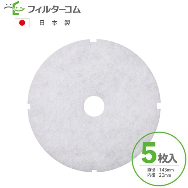 φ143 内径φ20（5枚入）日動電工（ニチドウ） reg150対応品 換気口フィルター 給気口フィ...