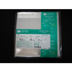 ☆送料無料☆　包装百貨店マルチフクロ OPP袋テープ付T-15.5-13（CD縦型用）　100枚/パ...