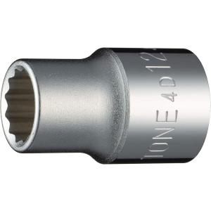 トネ(TONE) ソケット(12角) HP4D-12 差込角12.7mm(1/2") 二面幅12mm