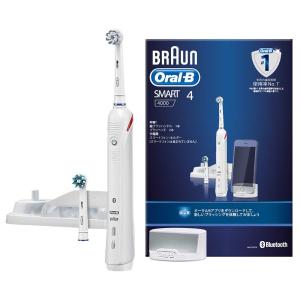 BRAUN オーラルB SMART4000 電動歯ブラシ ホワイト D6015253P ブラウン (08)｜fill-online