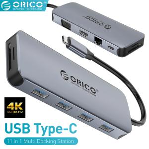 ORICO MC-U111P USB Type-C マルチ ドッキングステーション MC-U111P-V1-GY-BP オリコ (06)｜fill-online
