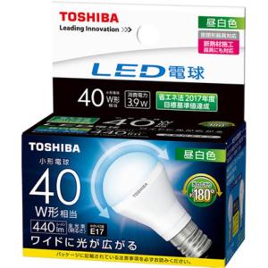 東芝 LDA4N-G-E17/S/40W LED電球 ミニクリプトン形 E17 LDA4N-G-E17S40W TOSHIBA (06)｜fill-online