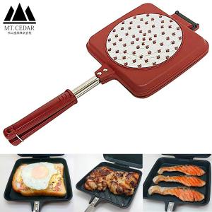 杉山金属 KS-3198 ツインクッカー ホットサンドメーカー グリルパン 燕三条 日本製 MT.SEDAR (06)