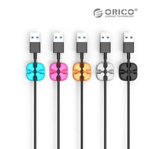 ORICO CBSX ケーブルホルダー 同色 5個セット ケーブル クリップ ケーブル収納  ブラック グレー オリコ (C)｜fill-online