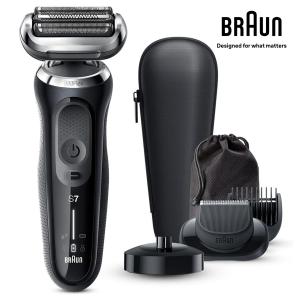 BRAUN 71-N4500CS-V 密着 シリーズ7 充電式 シェーバー 3枚刃 風呂剃り 髭剃り 電気シェーバー 7 ブラウン (06)｜fill-online