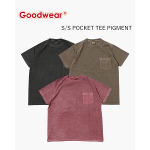 GOODWEAR S/S POCKET TEE PIGMENT グッドウエア ショートスリーブポケットティー ピグメント｜fill-store