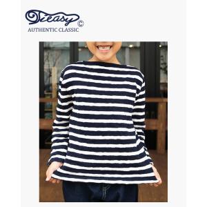 ティージーオーセンティッククラシック Tieasy Authentic Classic te002BDKD/KID'S ORIGINAL BORDER BOATNECK