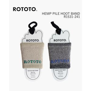 ROTOTO HEMP PILE HOOT BAND R1531-241 ロトト ヘンプ パイル フットバンド｜fill-store