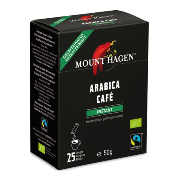 マウント ハーゲン オーガニック フェアトレード カフェインレス インスタントコーヒー スティック ...